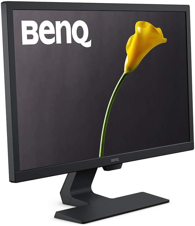 BenQ GL2480 – Monitor Gaming de 24″ FullHD (1920×1080, 1ms, 75Hz, HDMI, DVI-D, VGA, Eye-Care, Flicker-free, Low Blue Light, Sensor Brillo Inteligente, antireflejos) – Color Negro