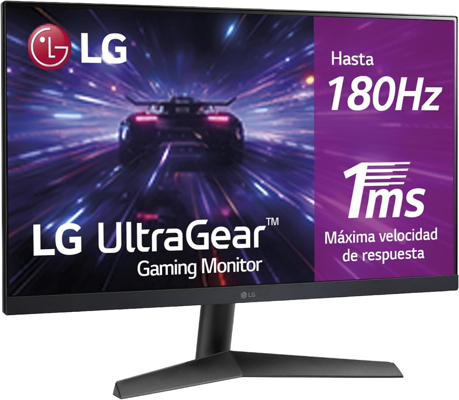 LG 24GS60F-B – Monitor Ultragear, 24 Pulgadas, FHD 1080p, 16:9; Panel IPS, 1920×1080, Clasificación E, 180 Hz, 1ms, Negro