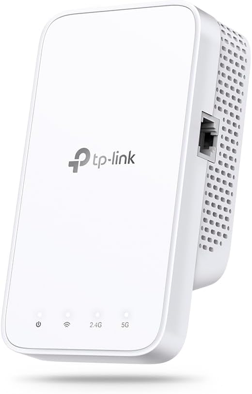 TP-Link RE330 WiFi Repeater, AC1200 Amplifier, Extender up to 120 m2, Powerful Repeater with Ethernet Port, EasyMesh, Compatible with All Internet Boxes