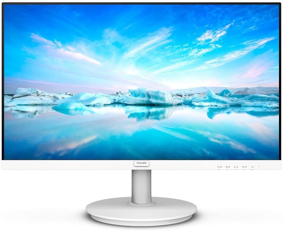 Philips 271V8AW, Monitor FHD de 27 Pulgadas, Altavoces (1920×1080, 75 Hz, VGA, HDMI) Blanco