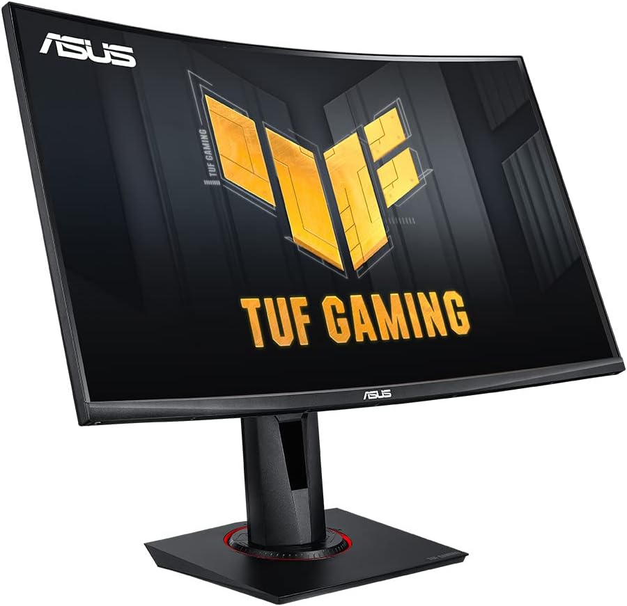 ASUS TUF Gaming VG27VQM – Monitor de gaming curvo (27 pulgadas, Full HD (1920 × 1080), 240 Hz, Extreme Low Motion Blur, Adaptive-Sync, FreeSync Premium, 1 ms (MPRT))