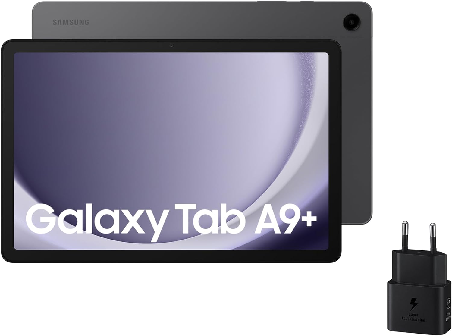 Samsung Galaxy Tab A9+ Tablet Android, 128 GB Almacenamiento, WiFi, Pantalla 11”, Sonido 3D, Gris (Versión Española)