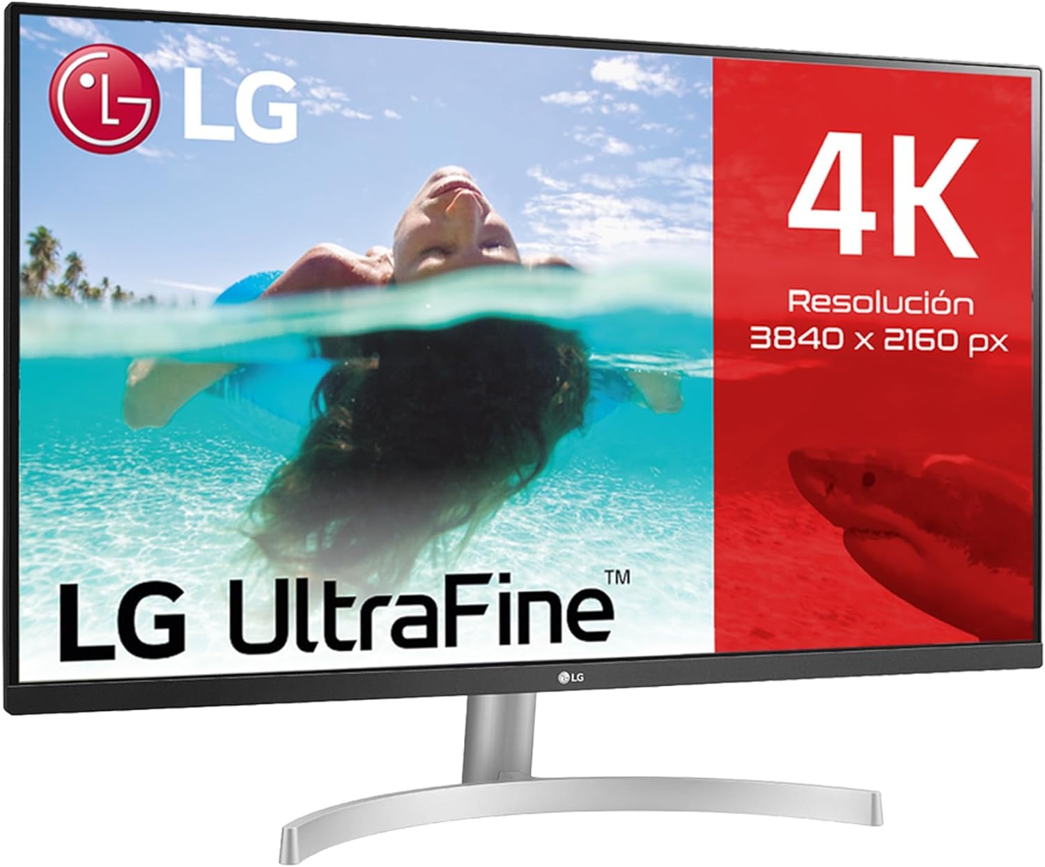 LG 32UN500P-W Monitor UHD 4K 3830 x 2160, HDMI x 2, Blanco, 32″