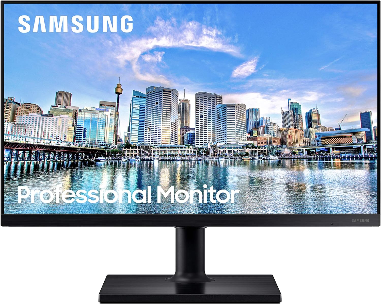 SAMSUNG LF27T450FZUXEN – Monitor Plano Profesional 27» IPS, 1920 x 1080, 16:9, 1.000:1,75 Hz,5 ms, 200 CD/m², HDMI, FreeSync, Negro